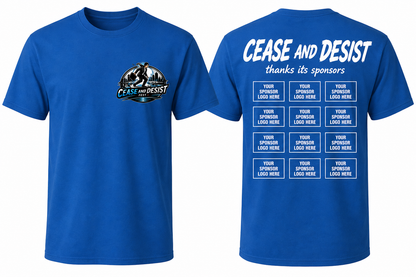 Cease and desist fest t-shirts