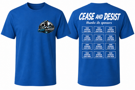 Cease and desist fest t-shirts
