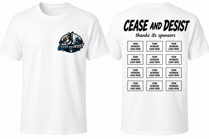 Cease and desist fest t-shirts