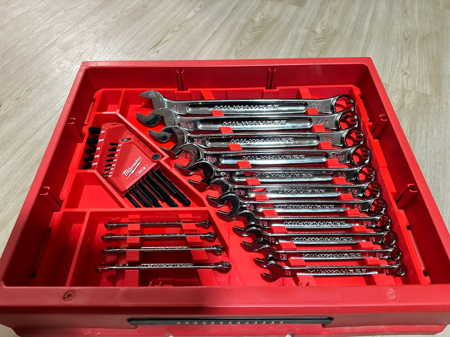 3 Drawer Packout 15 piece SAE and Metric Wrench Trays .STL files